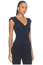 view 2 of 5 The Layton Top in Deep Indigo