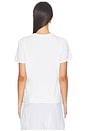 view 3 of 4 Perfect Crewneck Tee Shirt in Eyelet White