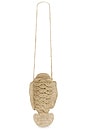 view 1 of 4 Crochet Fish Clutch in Natural Multi