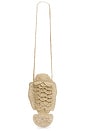 view 2 of 4 Crochet Fish Clutch in Natural Multi