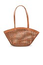 view 2 of 4 Sm Caning Tote Bag in Toasted Coconut