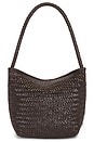 view 2 of 4 SAC PORTÉ ÉPAULE HANDWOVEN in Coffee Bean