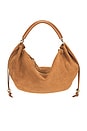 view 2 of 5 BOLSO HOMBRO in Aged Cognac Suede