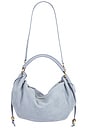 view 1 of 5 SAC PORTÉ ÉPAULE in Serene Blue Suede