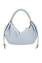 view 3 of 5 SAC PORTÉ ÉPAULE in Serene Blue Suede