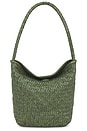 view 1 of 4 Handwoven Shoulder Bag in Golf Green