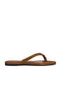 view 1 of 5 Iggy Thong Sandal in Glazed Walnut