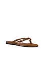 view 2 of 5 Iggy Thong Sandal in Glazed Walnut