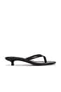 view 1 of 5 САНДАЛИИ TAMIA HEELED THONG in True Black