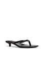 view 2 of 5 САНДАЛИИ TAMIA HEELED THONG in True Black