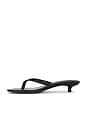 view 5 of 5 САНДАЛИИ TAMIA HEELED THONG in True Black
