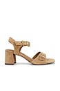 view 1 of 5 Briella Heeled Sandal in Tawny Khaki Suede