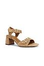 view 2 of 5 Briella Heeled Sandal in Tawny Khaki Suede