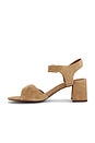 view 5 of 5 Briella Heeled Sandal in Tawny Khaki Suede