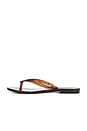 view 5 of 5 x Melissa Jelly Thong Flip Flop in Brown
