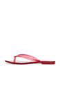 view 5 of 5 CHANCLAS X MELISSA JELLY THONG in Red