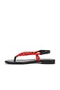 view 5 of 5 Aliyah Paracord Sandal in Festival Red