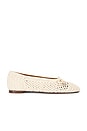 view 1 of 5 PLAT HESTER CROCHET BALLET in Vintage Ivory