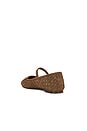 view 3 of 5 Greta Woven Mary Jane in Light Umber Suede