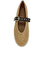 view 4 of 5 Raffia Remy Mary Jane Flat in Natural Multi