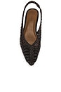 view 4 of 5 ZAPATO PLANO HARPER SLING in Dark Carob