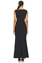 view 3 of 3 VESTIDO LONGO SEM MANGAS AVERY in Black
