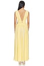 view 3 of 3 ROBE HELENA MAXI in Yellow