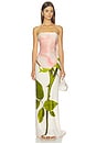 view 1 of 3 Amaya Printed Dress in Powder