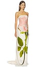 view 2 of 3 Amaya Printed Dress in Powder