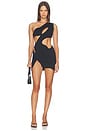 view 1 of 4 VESTIDO SWAN in Black
