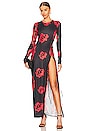 view 1 of 5 Vivian Maxi Dress in Floral Red