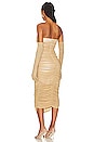 view 4 of 4 Eleanora Dress in Golden Nude