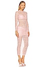 view 2 of 3 Ellie Lace Midi Dress in Baby Pink