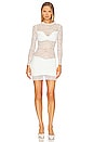 view 1 of 3 Ellie Lace Mini Dress in White
