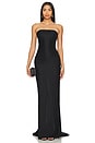 view 1 of 3 ROBE MAXI AMAYA in Black