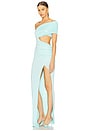 view 3 of 4 Amani Sleeveless Maxi Dress in Turquoise