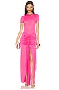 view 1 of 4 Viola T-shirt Jersey Dress in Fuschia