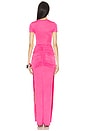 view 4 of 4 Viola T-shirt Jersey Dress in Fuschia