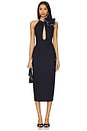 view 1 of 4 Olivia Denim Midi Dress in Dark Denim