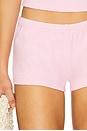view 6 of 6 LUNA 립 숏츠 in Baby Pink