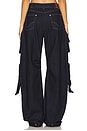 view 4 of 6 Rae Denim Cargo in Dark Denim