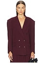 view 1 of 4 Doris Jacket in Burgundy