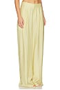 view 2 of 6 Hedi Mid Waist Tailored Linen Pant in Yellow