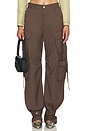 view 1 of 5 PANTALON CARGO RAE in Brown