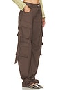 view 3 of 5 PANTALON CARGO RAE in Brown