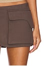 view 6 of 6 Sage Mini Skirt in Brown