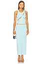 view 5 of 6 Antonia Skirt in Turquoise