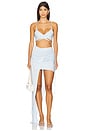 view 5 of 6 x REVOLVE Aksana Skirt in Baby Blue