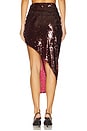 view 4 of 6 Sharon Sequins Skirt in Burgundy