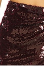 view 6 of 6 Sharon Sequins Skirt in Burgundy